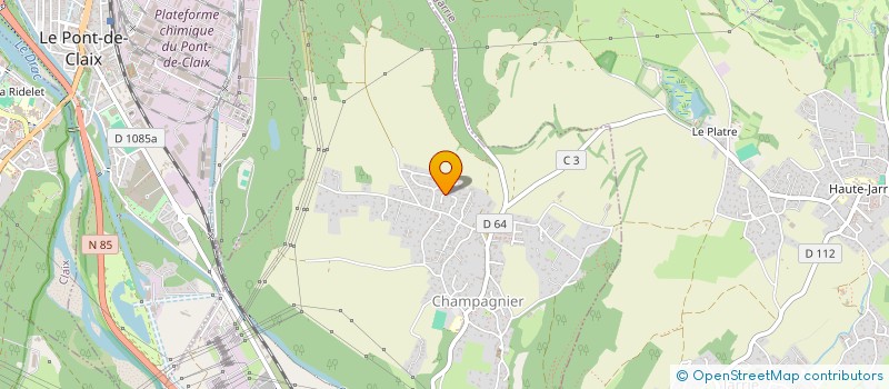 localisation de l'entreprise MAXIMAR  CHAMPAGNIER