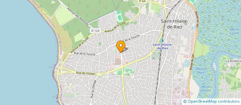 localisation de l'entreprise MAXIME à SAINT-HILAIRE-DE-RIEZ