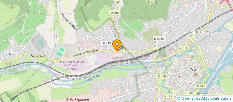 localisation de l'entreprise MAXIME  ECROUVES