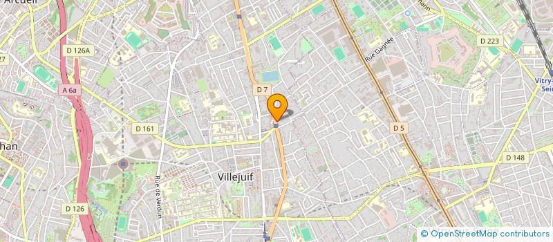 localisation de l'entreprise MAXIME 43 à VILLEJUIF