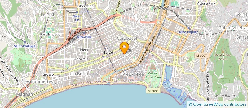 localisation de l'entreprise MAXIME à NICE