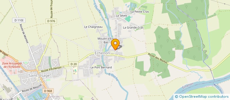 localisation de l'entreprise MAXIME  ECHENON