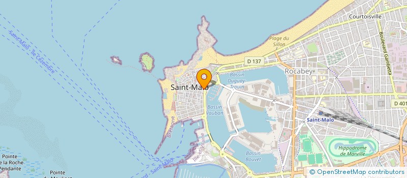 localisation de l'entreprise MAXIME à SAINT-MALO