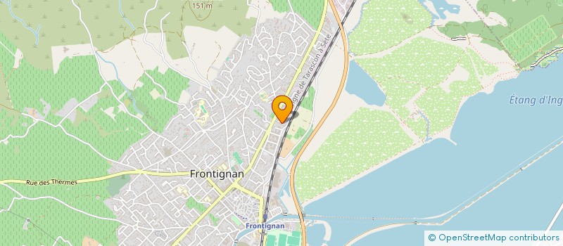 localisation de l'entreprise MAXIME à FRONTIGNAN