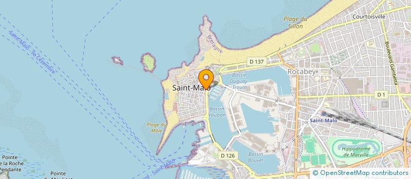 localisation de l'entreprise MAXIME  SAINT-MALO