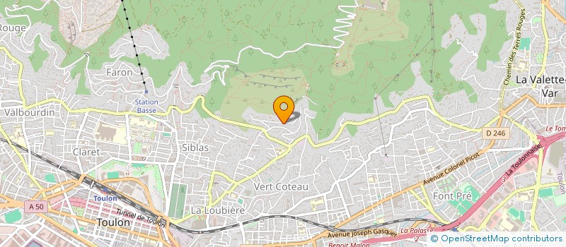 localisation de l'entreprise MAXIME  TOULON