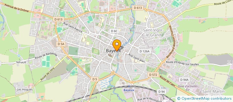 localisation de l'entreprise MAXIME à BAYEUX