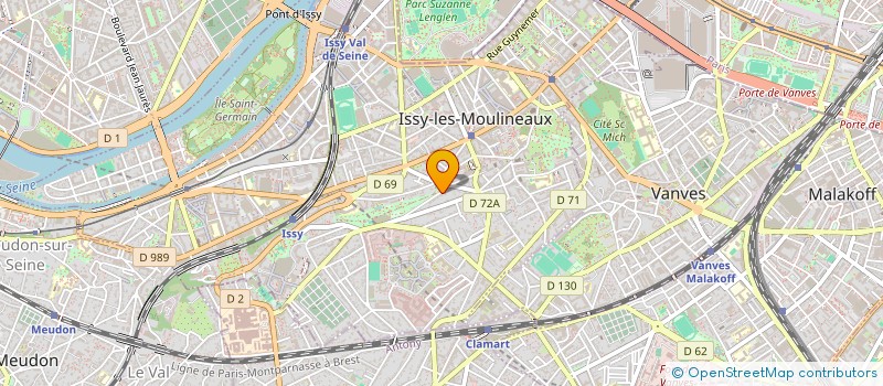 localisation de l'entreprise MAXIME AMYOT à ISSY LES MOULINEAUX