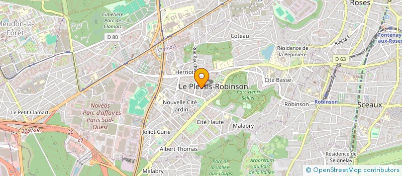 localisation de l'entreprise MAXIME AND SCIE  LE PLESSIS-ROBINSON