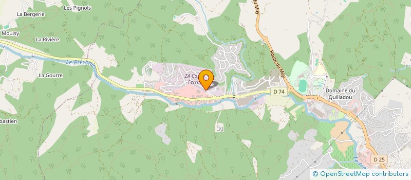 localisation de l'entreprise MAXIME'AUTO à SAINTE-MAXIME