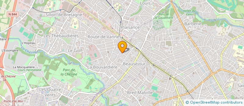 localisation de l'entreprise MAXIME BANNIER ARCHITECTE  SAINT-HERBLAIN