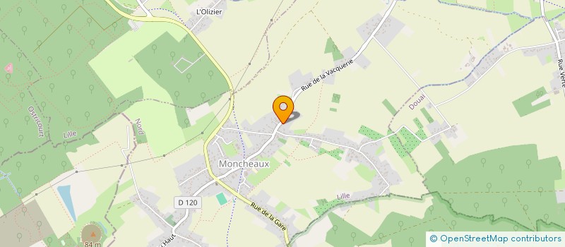 localisation de l'entreprise MAXIME BEAURAIN à MONCHEAUX