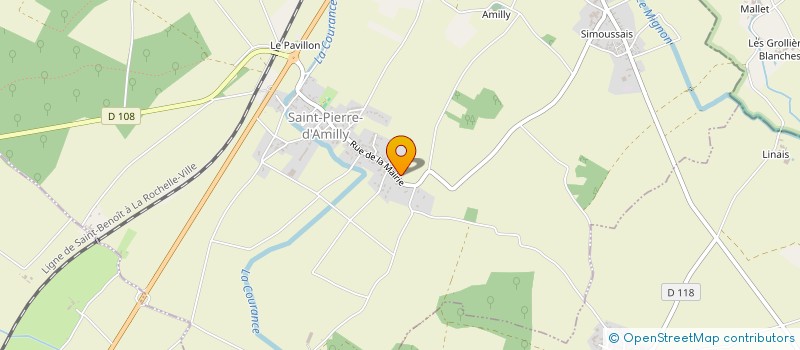 localisation de l'entreprise MAXIME BEUGNON  SAINT-PIERRE-D'AMILLY