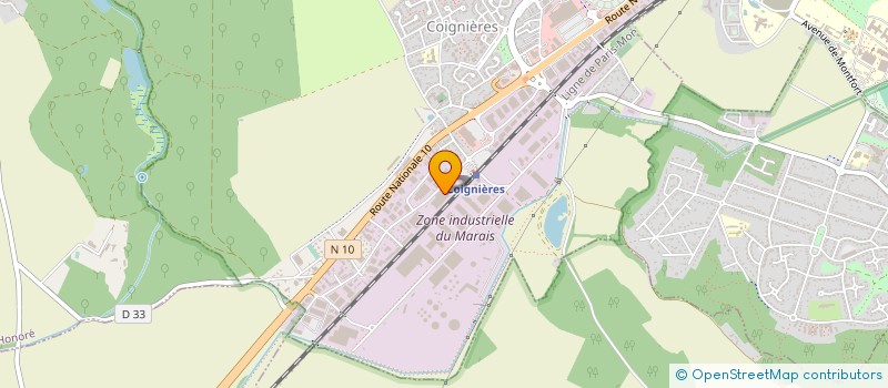 localisation de l'entreprise MAXIME BINOIS DIFFUSION à COIGNIERES