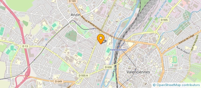 localisation de l'entreprise MAXIME BOURSIER ARCHITECTE à VALENCIENNES
