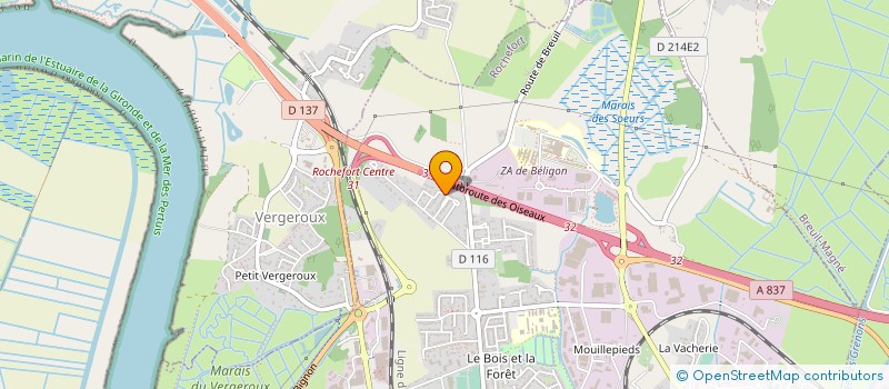 localisation de l'entreprise MAXIME BOUTIER  ROCHEFORT