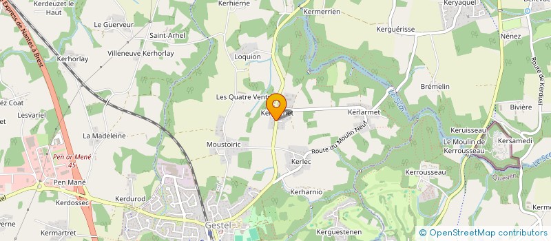 localisation de l'entreprise MAXIME BRIANT SOLUTIONS  GESTEL