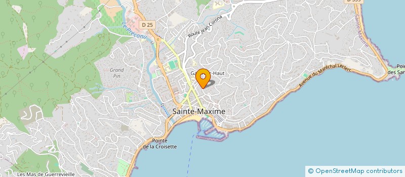 localisation de l'entreprise MAXIME CAR-PASSION à SAINTE-MAXIME