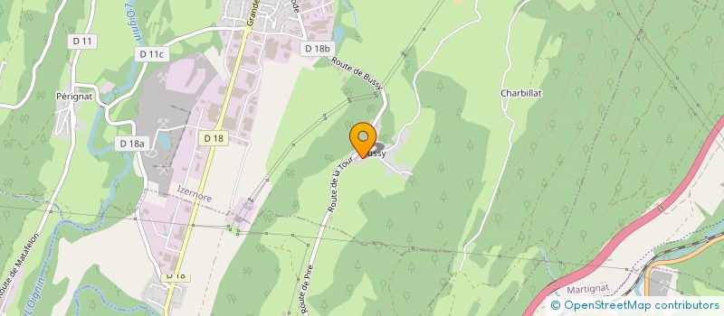 localisation de l'entreprise MAXIME CHARPENTE ET FILS  IZERNORE