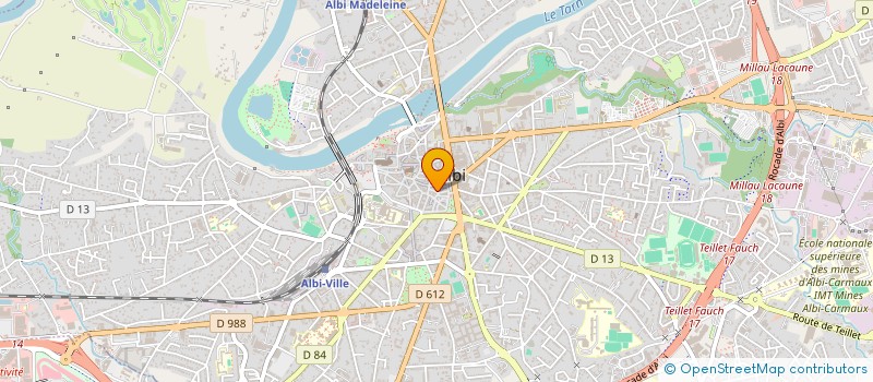 localisation de l'entreprise MAXIME CORDIER CONSEILS à ALBI