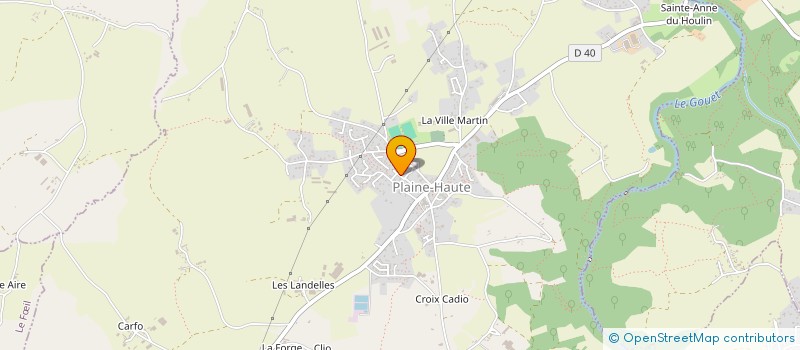 localisation de l'entreprise MAXIME COSSON  PLAINE-HAUTE