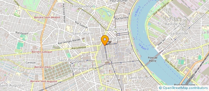 localisation de l'entreprise MAXIME DONNAT ARCHITECTE  BORDEAUX