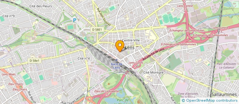 localisation de l'entreprise MAXIME DUROT  LENS