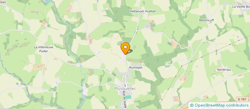 localisation de l'entreprise MAXIME ELAGAGE  PLUSQUELLEC