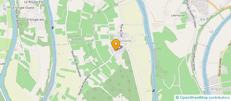 localisation de l'entreprise MAXIME ENERGIES  LAGARDELLE