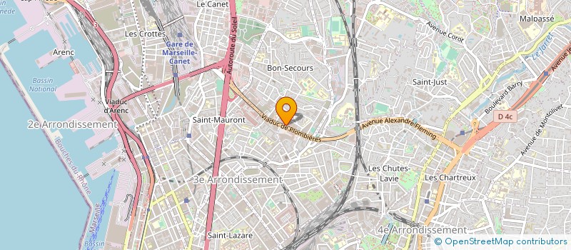 localisation de l'entreprise MAXIME FUEL à MARSEILLE