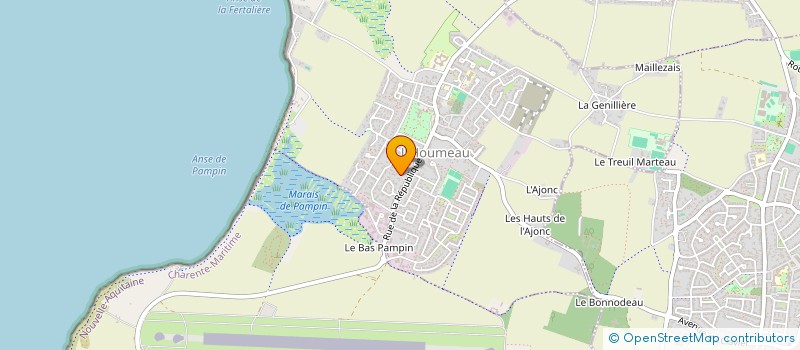 localisation de l'entreprise MAXIME' HOME  L'HOUMEAU