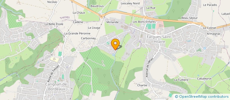 localisation de l'entreprise MAXIME LE COUTALLER  CARIGNAN-DE-BORDEAUX