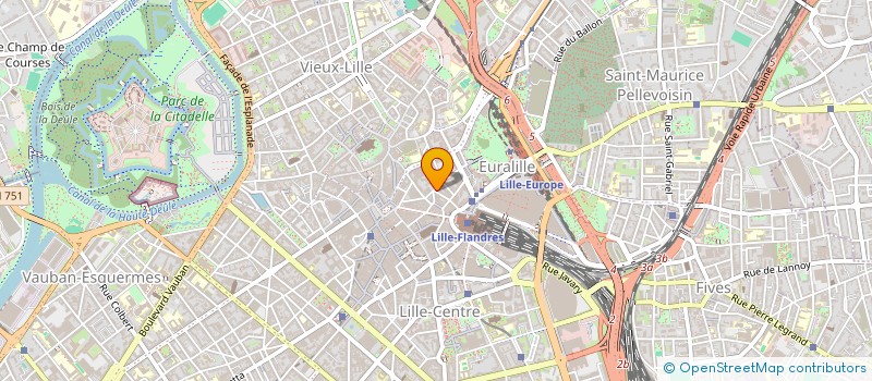 localisation de l'entreprise MAXIME LILLE CENTRE à LILLE