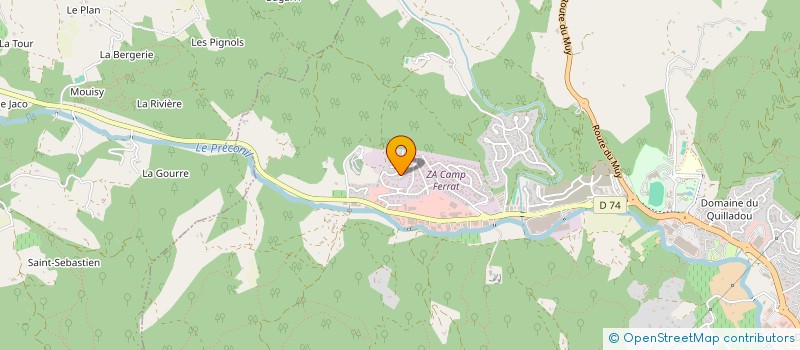 localisation de l'entreprise MAXIME LIVRAISONS à SAINTE-MAXIME