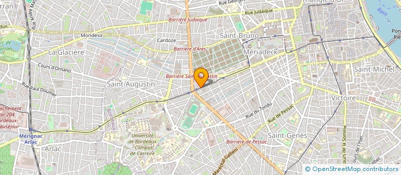 localisation de l'entreprise MAXIME PARIN ARCHITECTE  BORDEAUX