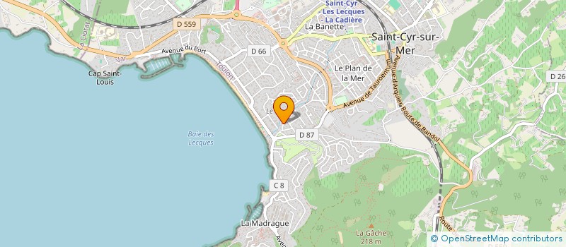 localisation de l'entreprise MAXIME PEREZ CONSULTING à SAINT-CYR-SUR-MER