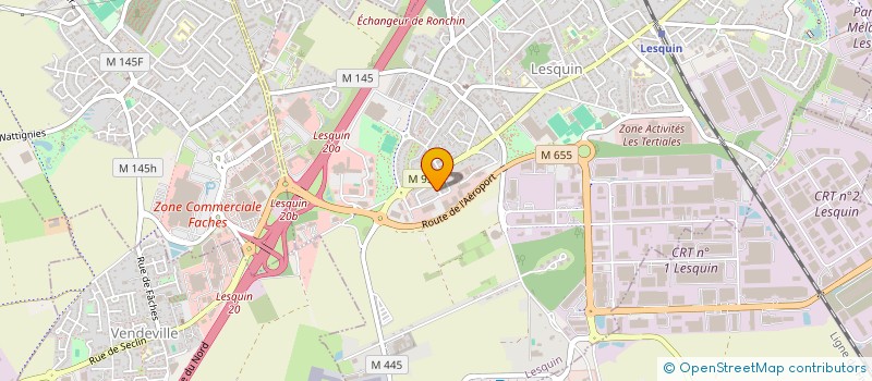 localisation de l'entreprise MAXIME PERON à LESQUIN
