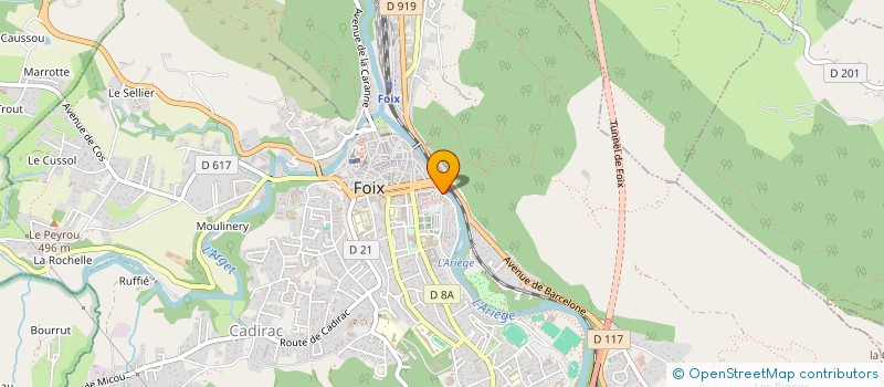 localisation de l'entreprise MAXIME PLOMBERIE à FOIX