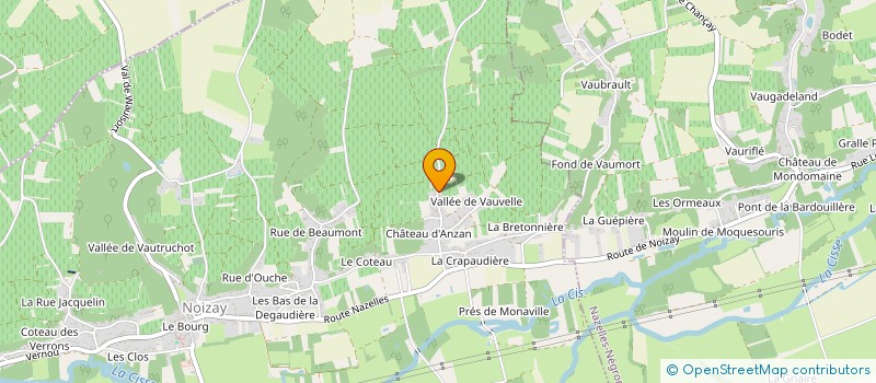 localisation de l'entreprise MAXIME PLOMBERIE CHAUFFAGE  NOIZAY