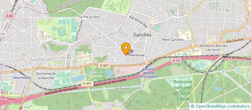 localisation de l'entreprise MAXIME PVEL à GARCHES