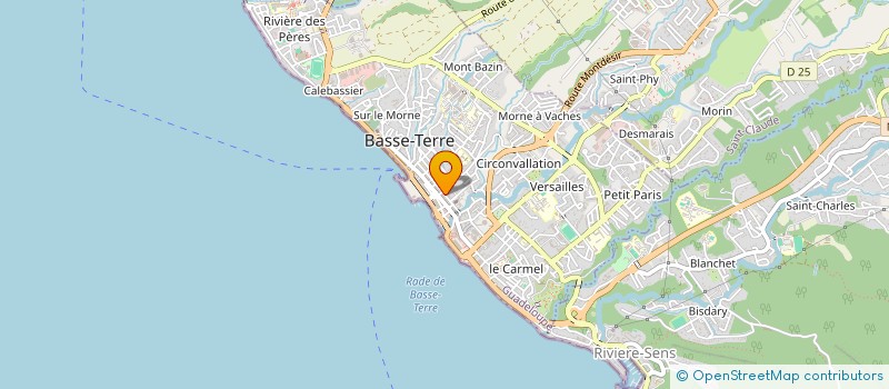 localisation de l'entreprise MAXIME'S SPORT à BASSE-TERRE