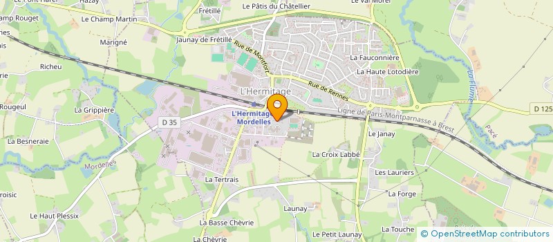 localisation de l'entreprise MAXIME SCHWAB COURTAGE  L'HERMITAGE