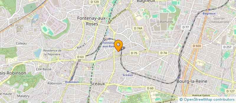 localisation de l'entreprise MAXIME SECURITE EUROPE PRIVEE S.A LIMITED à FONTENAY-AUX-ROSES