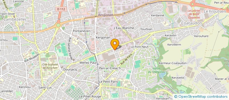 localisation de l'entreprise MAXIMEGUILLOUVICTOR  BREST