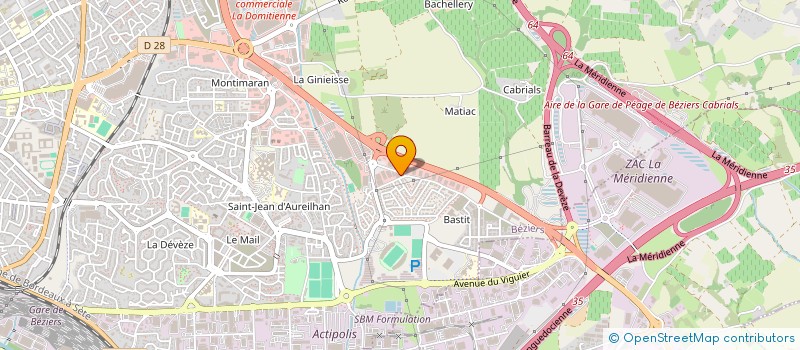 localisation de l'entreprise MAXIMEUBLES à BEZIERS