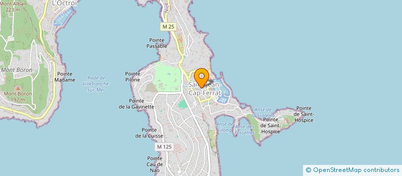 localisation de l'entreprise MAXIMILIENNE ST JEAN à SAINT-JEAN-CAP-FERRAT