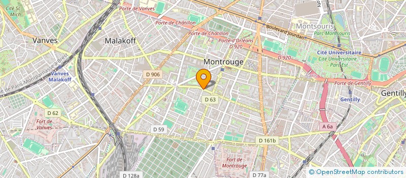 localisation de l'entreprise MAXIMIN  MONTROUGE
