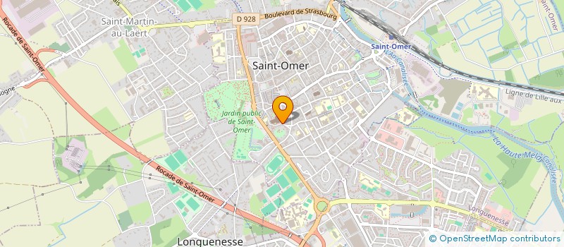 localisation de l'entreprise MAXIMINVEST  SAINT-OMER