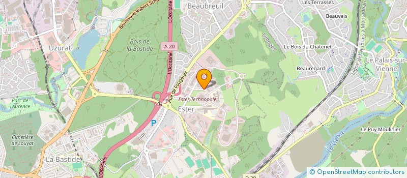 localisation de l'entreprise MAXIMIS à LIMOGES