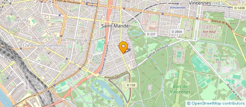 localisation de l'entreprise MAXIMMO 6 à SAINT-MANDE